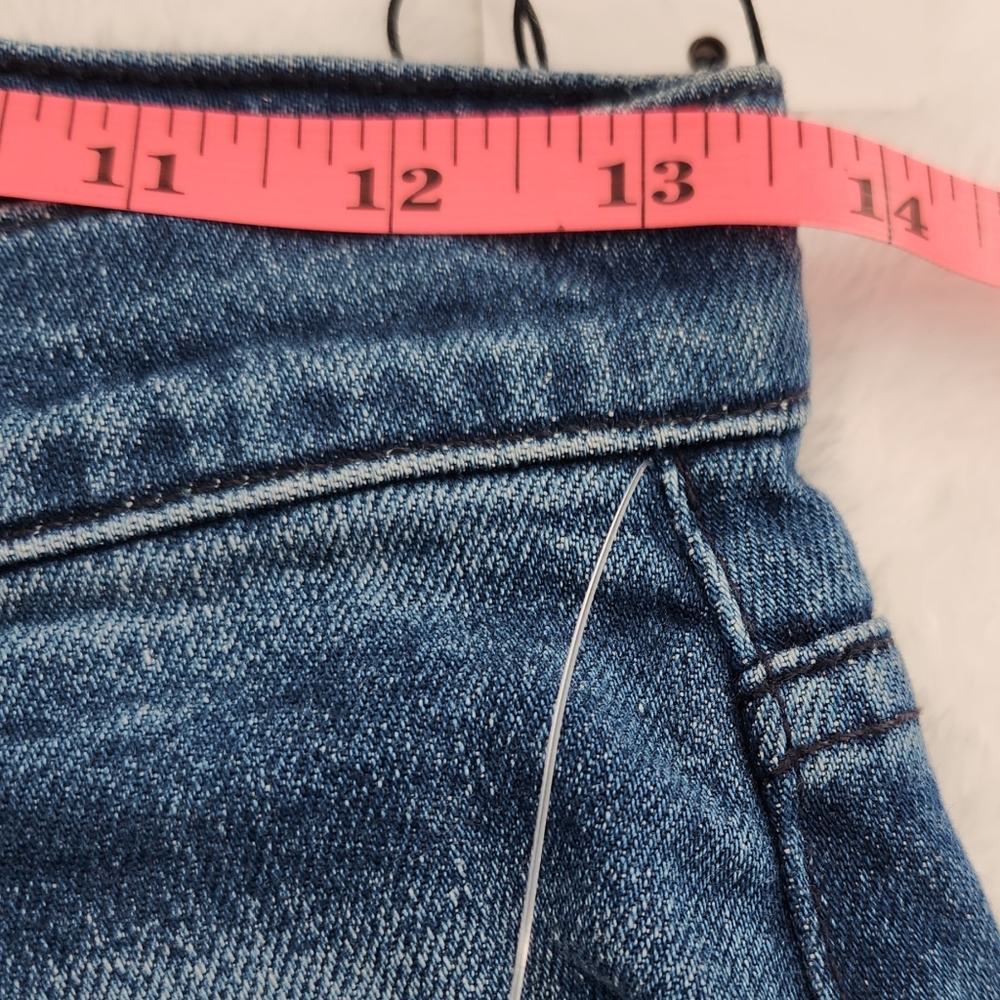 7 For All Mankind Mega Flare High Wasited Greenwich Jeans Womens Size 27 - Picture 14 of 16